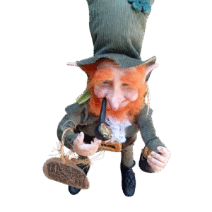 Duende Leprechaun Irlandés de la fortuna