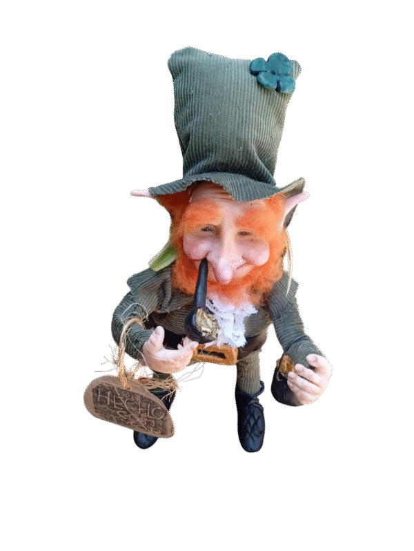 Duende Leprechaun Irlandés de la fortuna